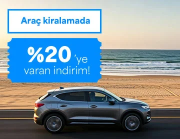 Araç Kiralamada %20'ye Varan İndirim!